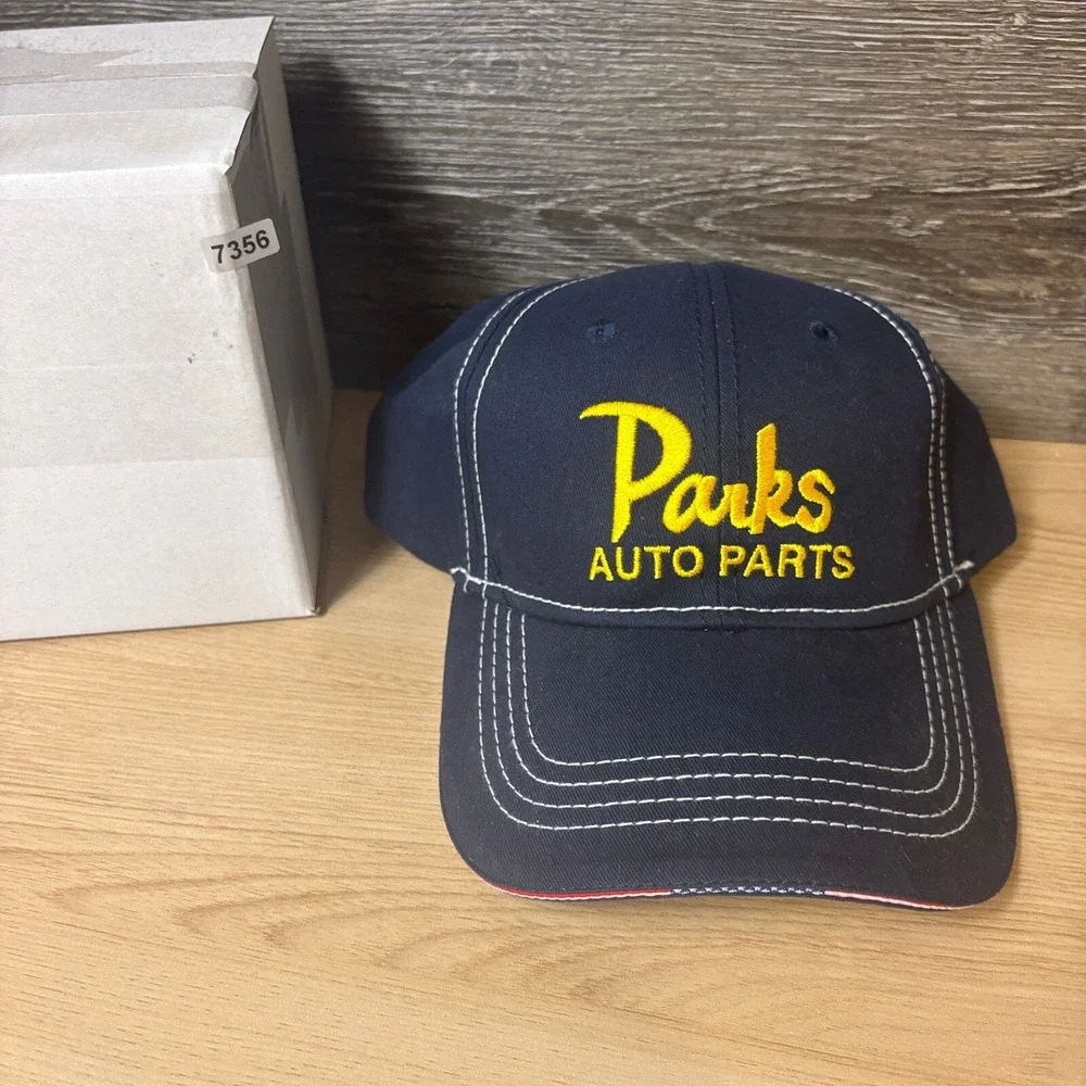 Parks Auto Parts Hat Cap Strap Back Blue‎ Federated Adjustable